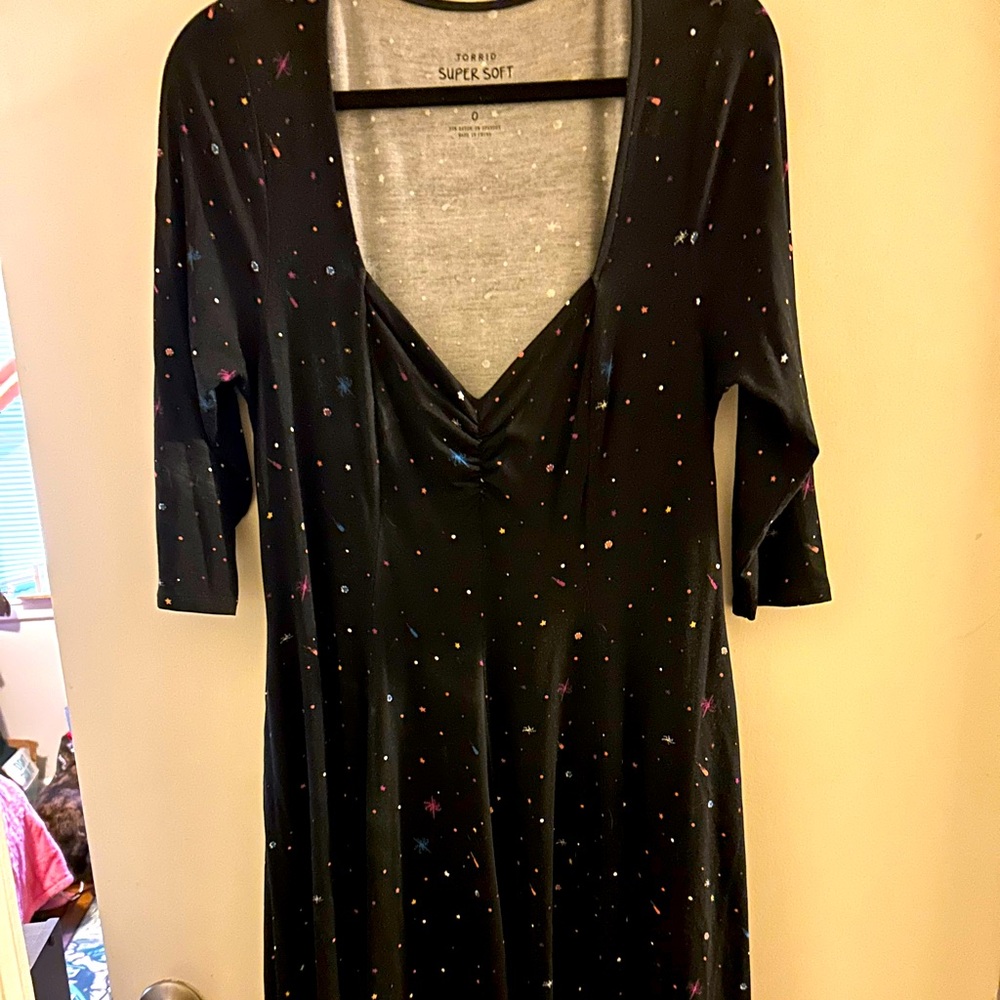 Torrid Super Soft Midi long sleeve dress size 0 (women's 14/16)